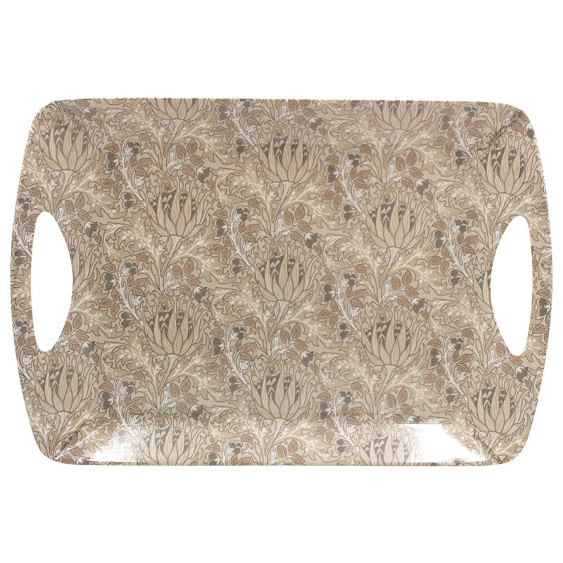 W.Morris Artichoke Cream Large Serving Tray