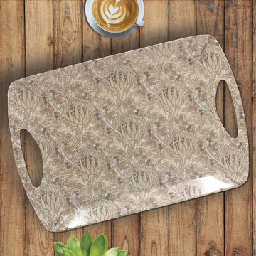 William Morris Artichoke Cream Large Serving Tray
