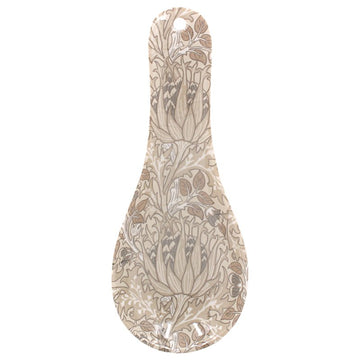 William Morris Artichoke Floral Cream Spoon Rest
