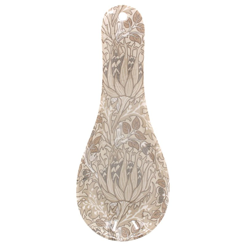 William Morris Artichoke Floral Cream Spoon Rest