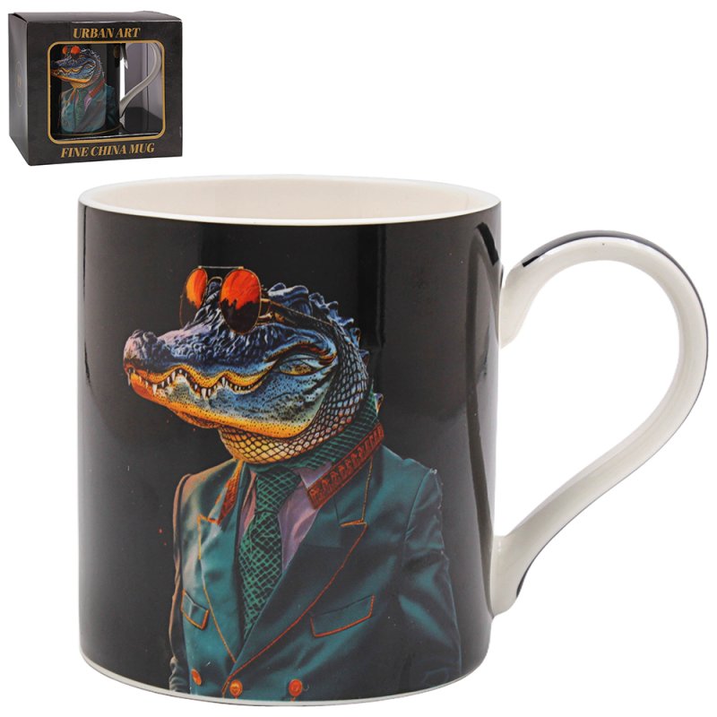 350ml Crocodile Rock Fine China Ceramic Mug