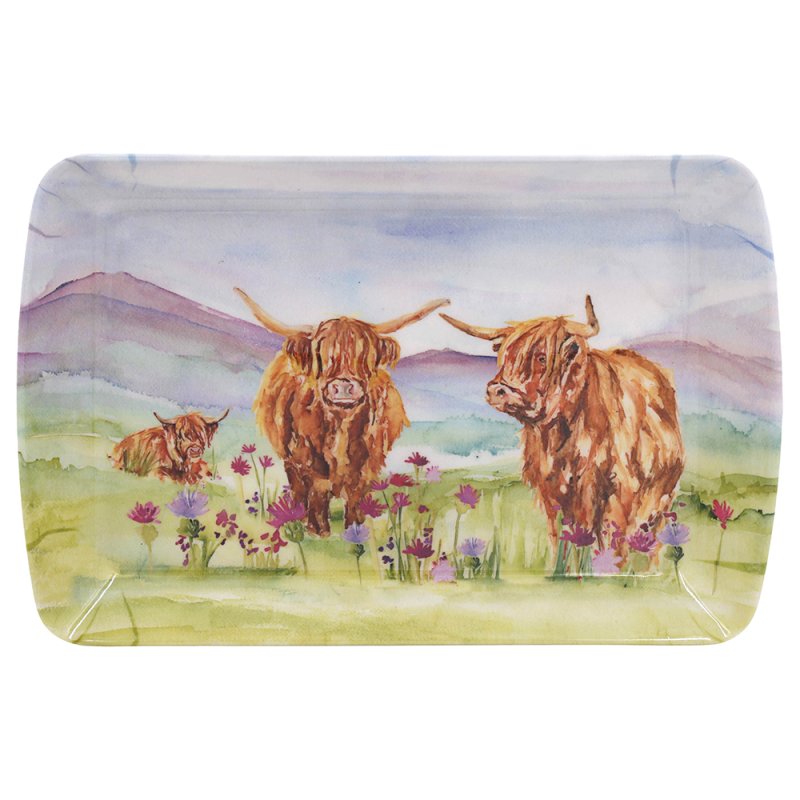 Small Highland Cow Tray