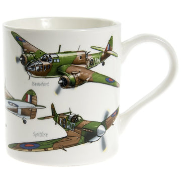 Classic Planes Ceramic Mug 350ml Collector Cup