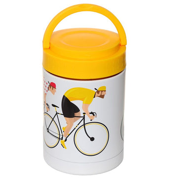 500ml Yellow Lunch Pot Insulated Cycle Food Hot Container