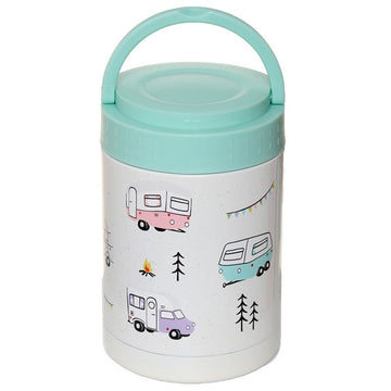 500ml White Lunch Pot Wildwood Caravan Camping Container