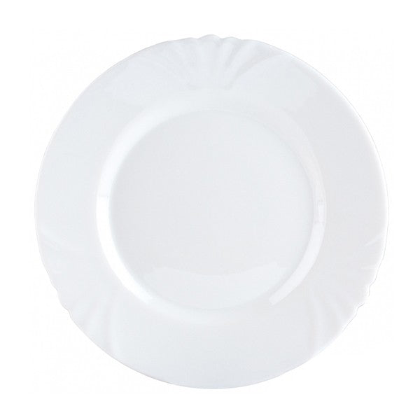 Luminarc Cadix 19cm Opal Glass White Side Food Server Plate