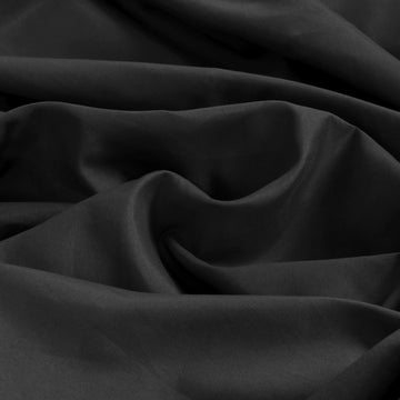 2Pcs Black Plain Dyed Pillowcases