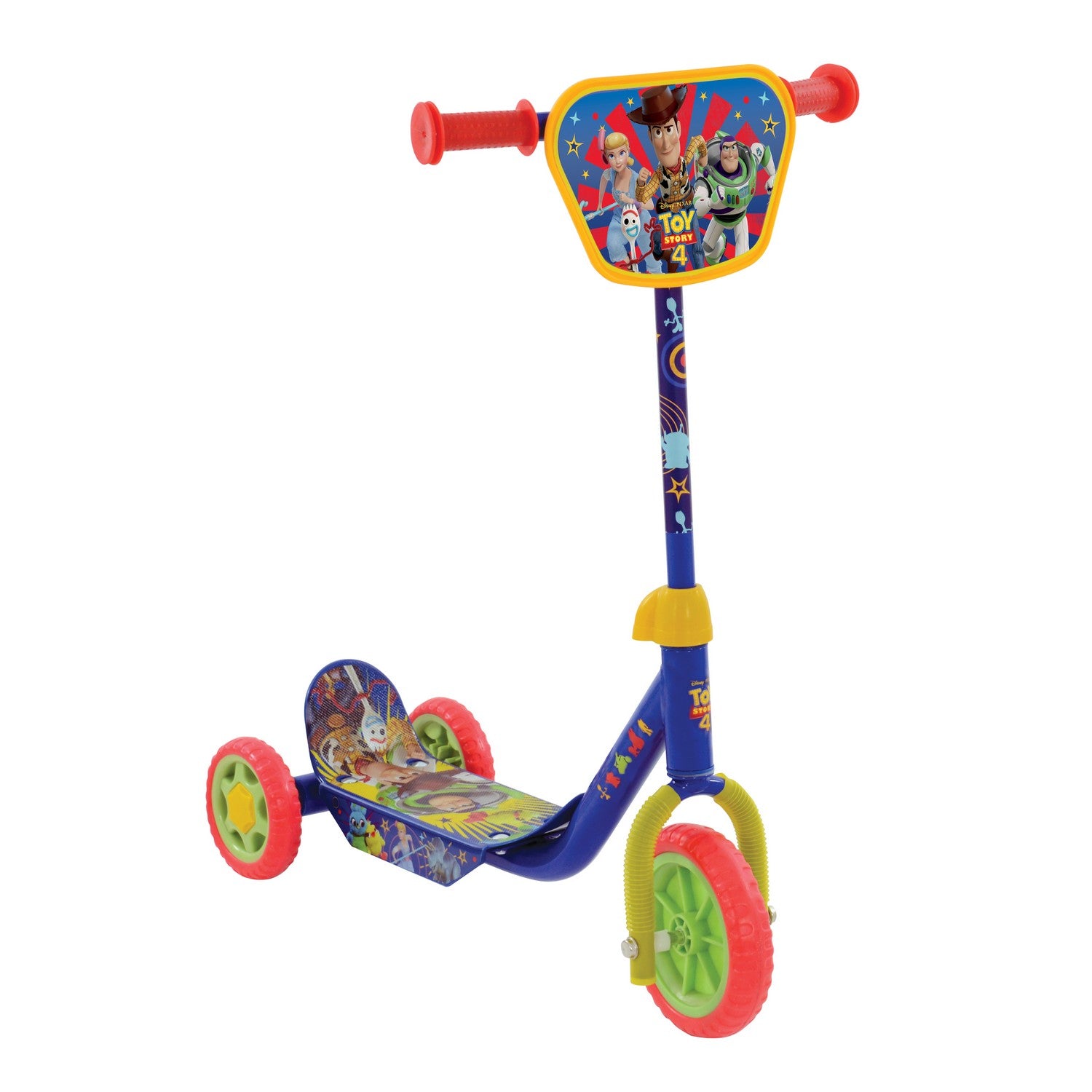 Toy Story 4 Foldable Adjustable Inline Push Tri Scooter
