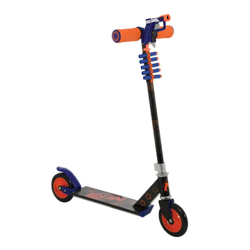 Nerf Blaster Kids Inline Push 2 Wheel Scooter Shooting Darts
