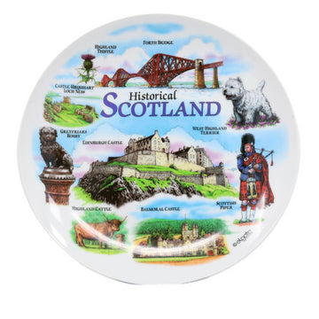 20cm Historical Scotland Ceramic Decorative Plate