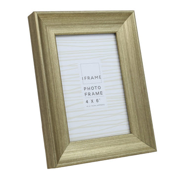 4x6 Brushed Gold Picture Frame