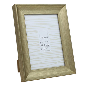5x7 Brushed Gold Picture Frame