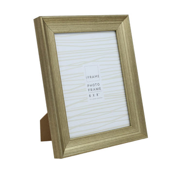 6x8 Brushed Gold Picture Frame