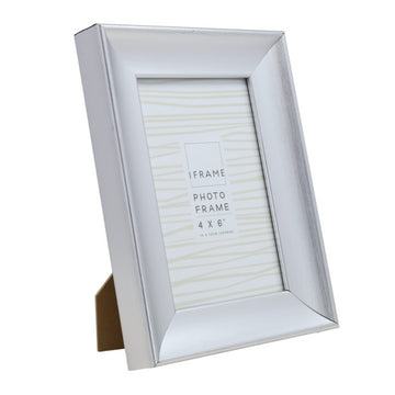 4x6 Brushed Silver Picture Frame