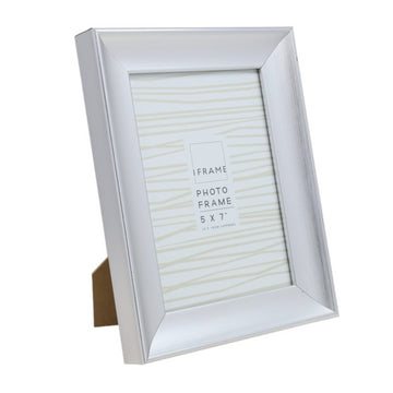 5x7 Brushed Silver Picture Frame