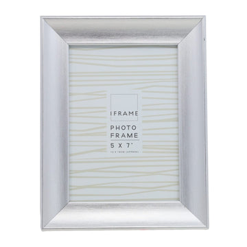5x7 Brushed Silver Picture Frame