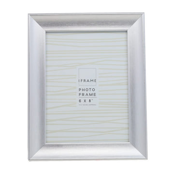 6x8 Brushed Silver Picture Frame
