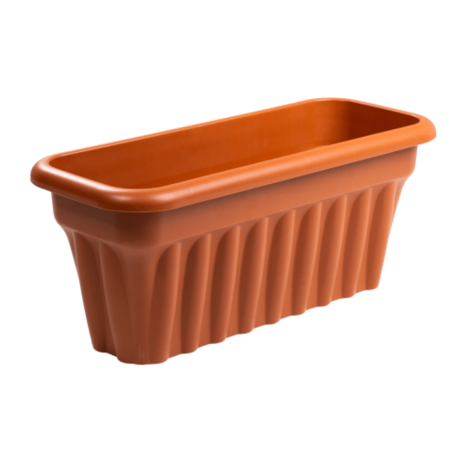60cm Vista Terracotta Plastic Planter