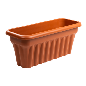 60cm Vista Terracotta Plastic Planter