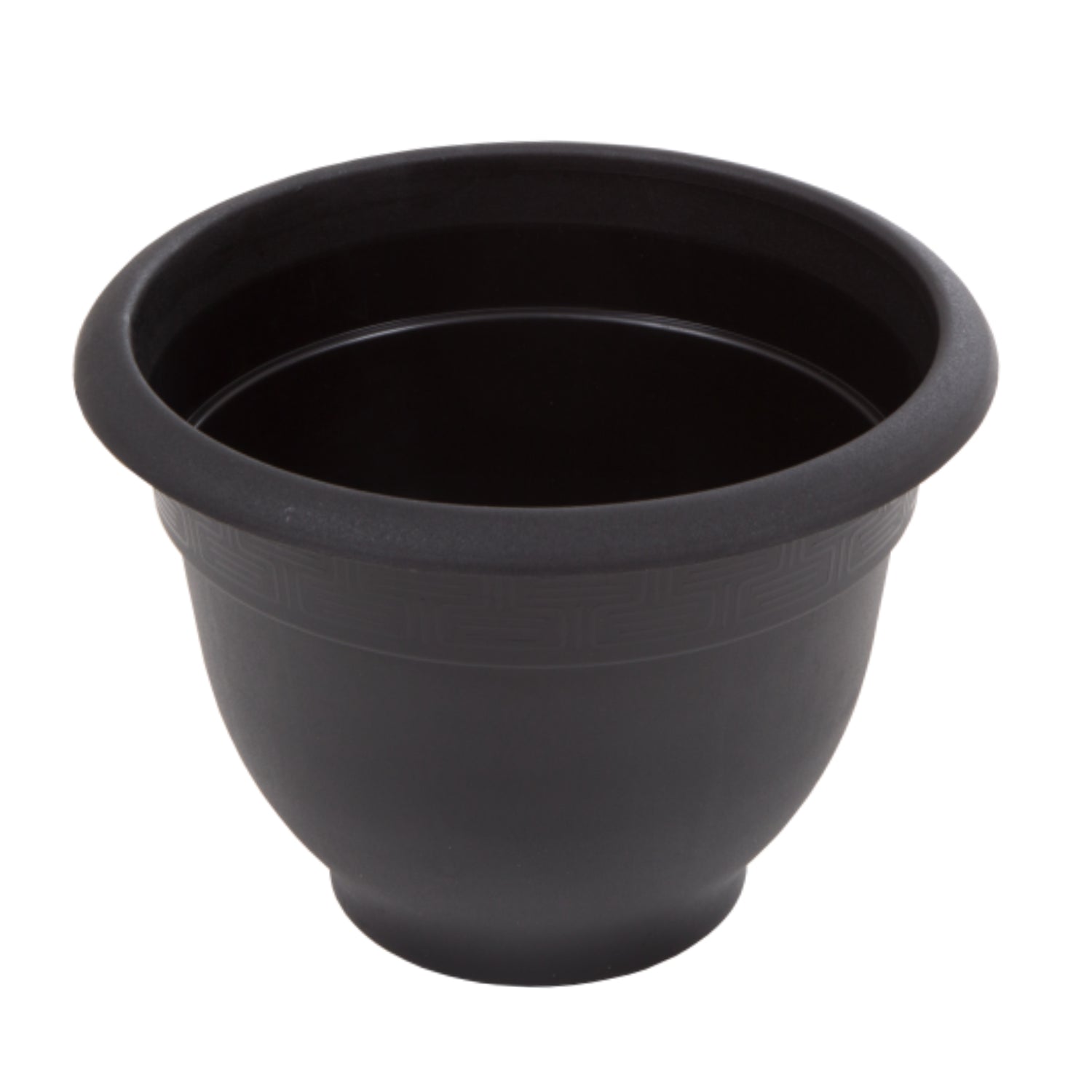 34cm Bell Plant Slate Plastic Round Planter