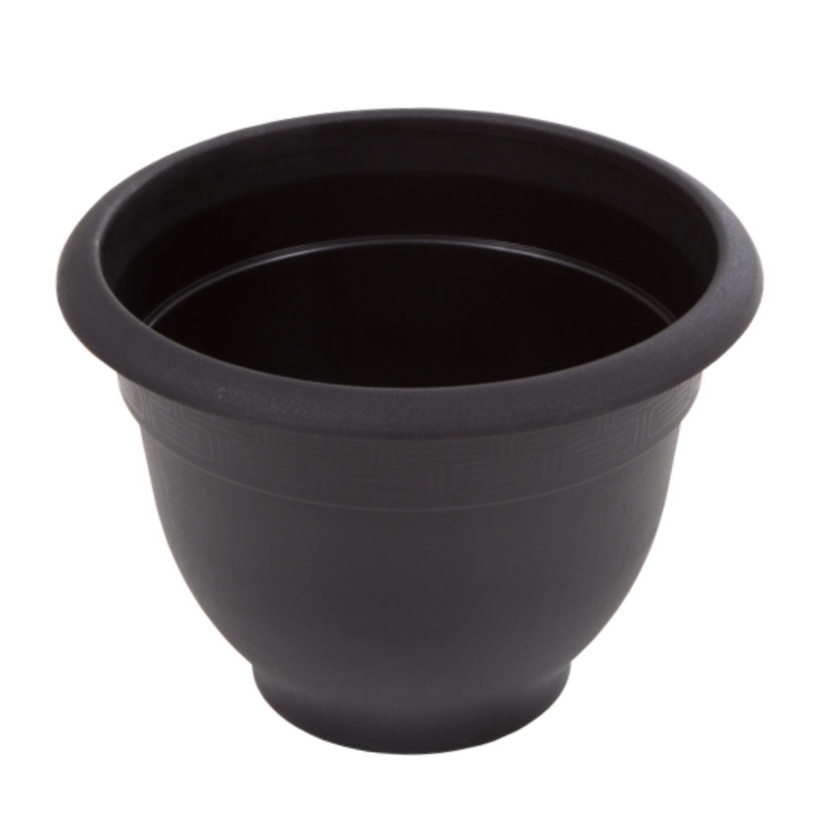 28cm Bell Plant Slate Plastic Round Planter