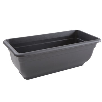 47cm Bell Trough Plastic Planter Slate