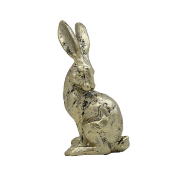 Bronze Hare Rabbit Resin Ornament
