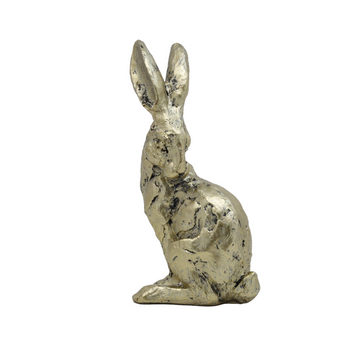 Bronze Hare Rabbit Resin Ornament