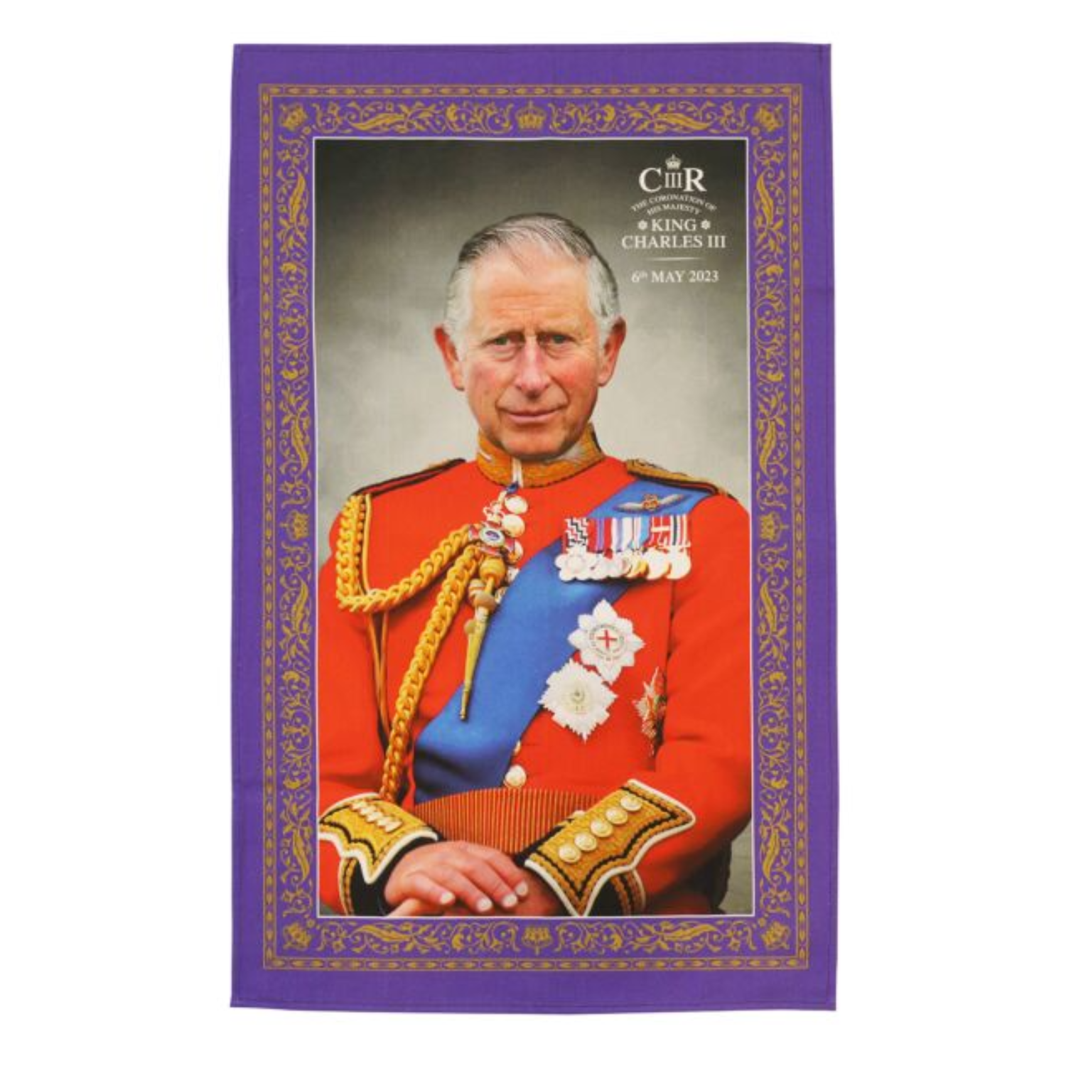 King Charles III Coronation Commemorative Tea Towel