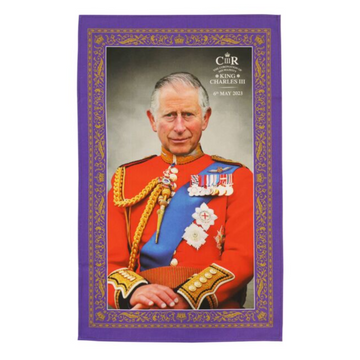 King Charles III Coronation Commemorative Tea Towel