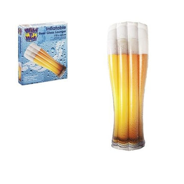 Inflatable Beer Glass Design Pool Lounger