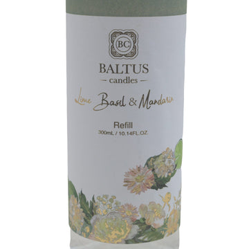 Baltus 300ml Sences Lime Basil & Mandarin Reed Diffuser Oil Refill