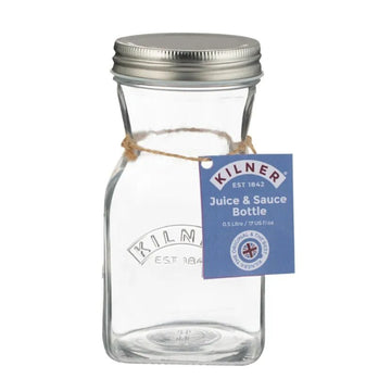 Kilner 500ml Glass Juice & Sauce Airtight Bottle