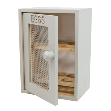 2 Tier 12 Piece Wood Egg Storage