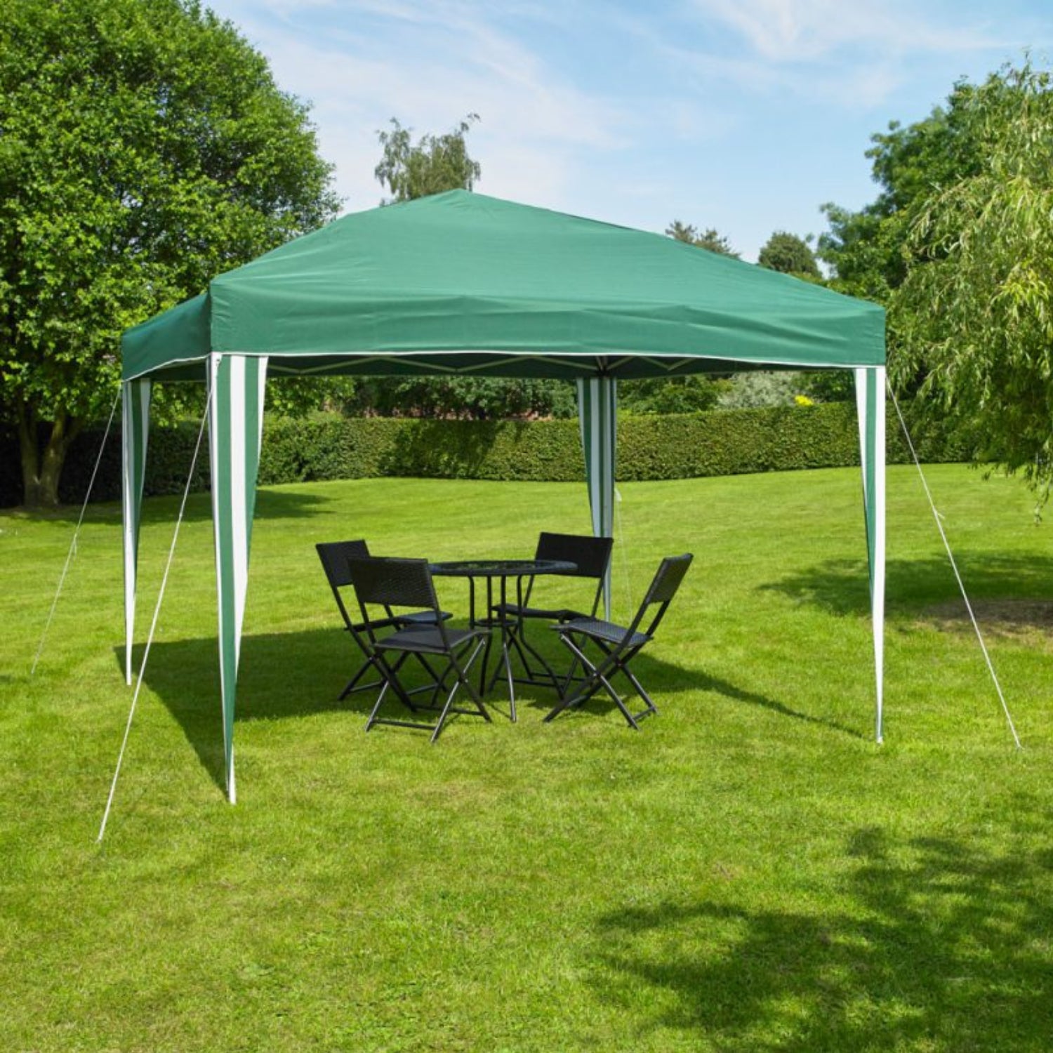 3x3M Pop Up Gazebo Steel Frame Canopy Tent