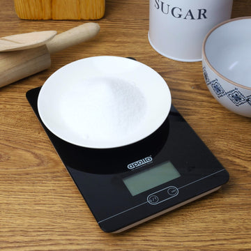 Black 5kg  Digital Kitchen Scale