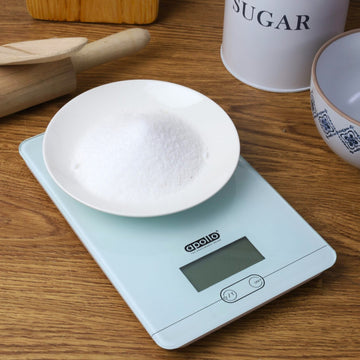 White 5kg  Digital Kitchen Scale