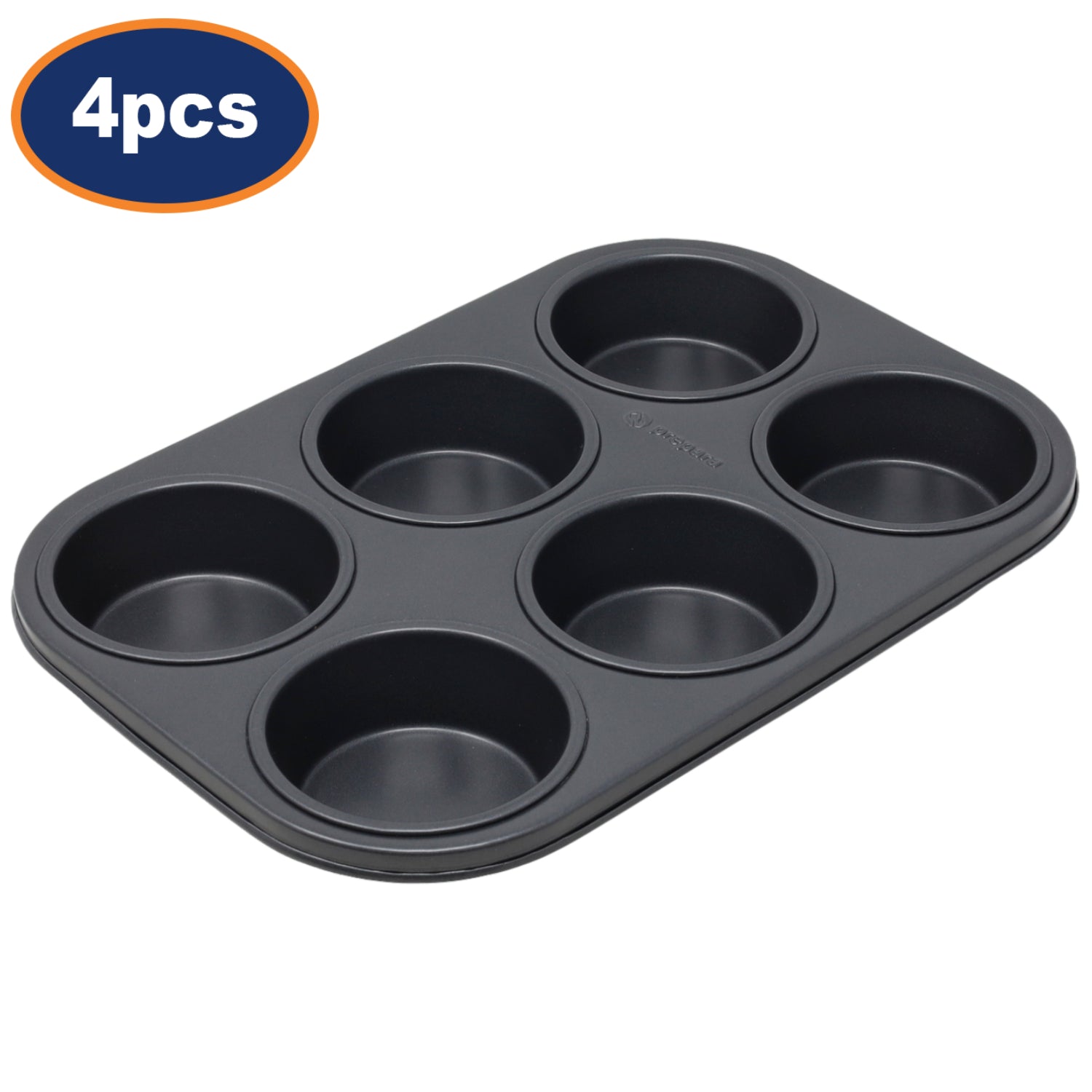 43Pcs 6 Cup Carbon Steel Non-Stick Cupcake Baking Tray