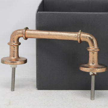 Shiny Bronze Metal Vintage Door Drawer Handle
