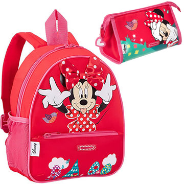 Samsonite Minnie Mouse 7L Pink Backpack Bag & Pencil Case