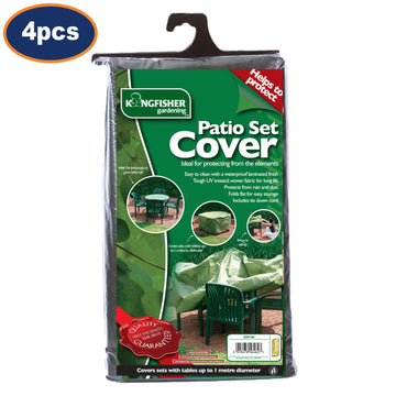 4Pcs Kingfisher Waterproof Patio Furniture Set Cover