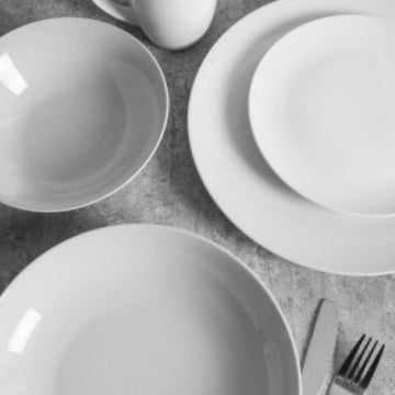 19cm White Porcelain Side Plate