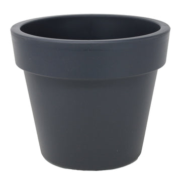 3Pcs Elho 23cm Black Round Plastic Planters