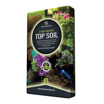 25 Litre Bag Gardening Lawn Planting Top Soil