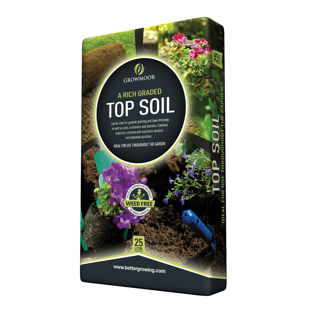 25 Litre Bag Gardening Lawn Planting Top Soil