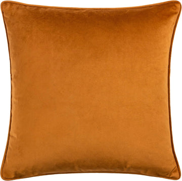Malans Geometric Cut Velvet Filled Cushion 45x45cm Bronze