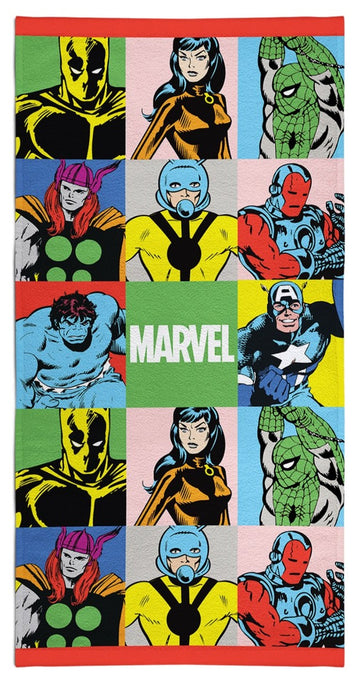 Marvel Pop Large Beach Towel - Multi
