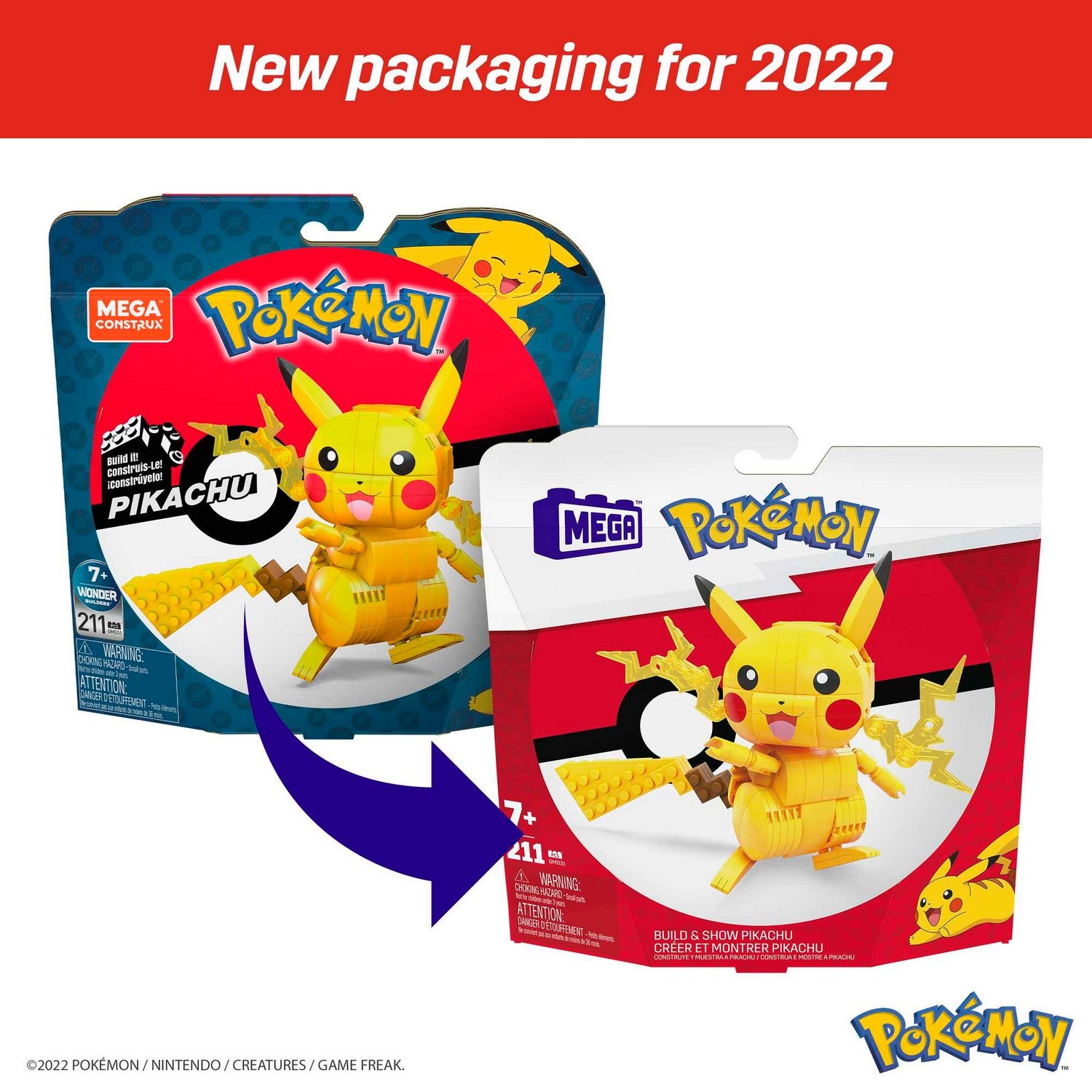 Pokemon pikachu mega construx online