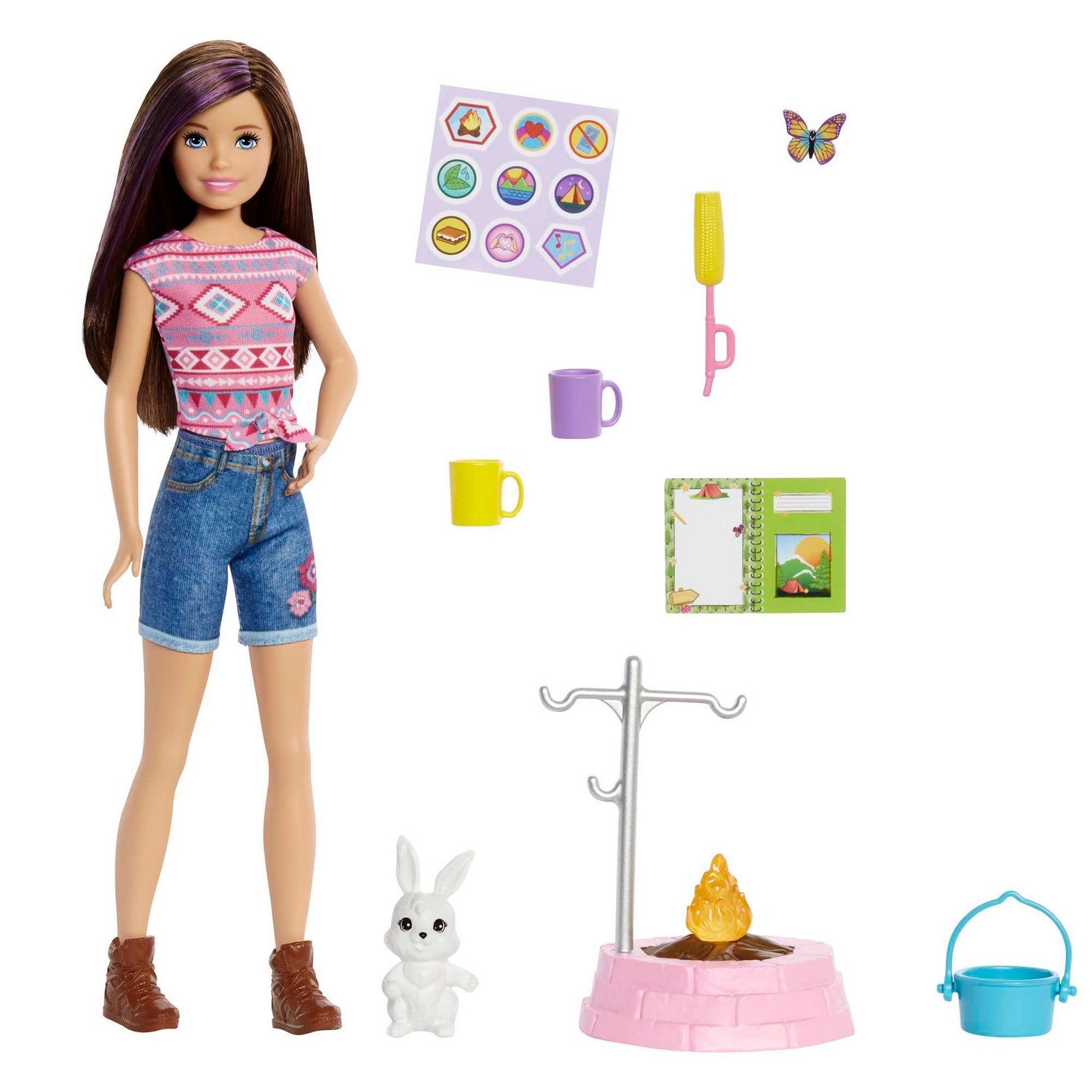 Barbie It Takes Two Camping Playset And Skipper Doll