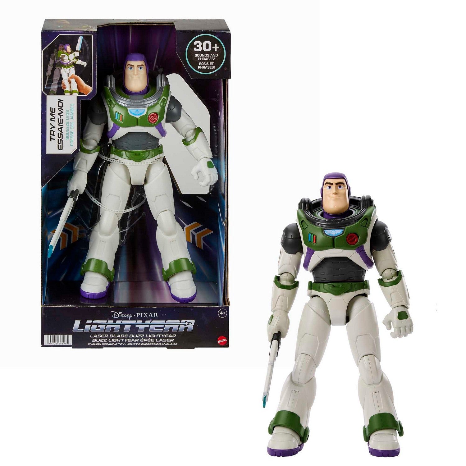 Disney Pixar Lightyear Laser Blade Buzz Lightyear Figure